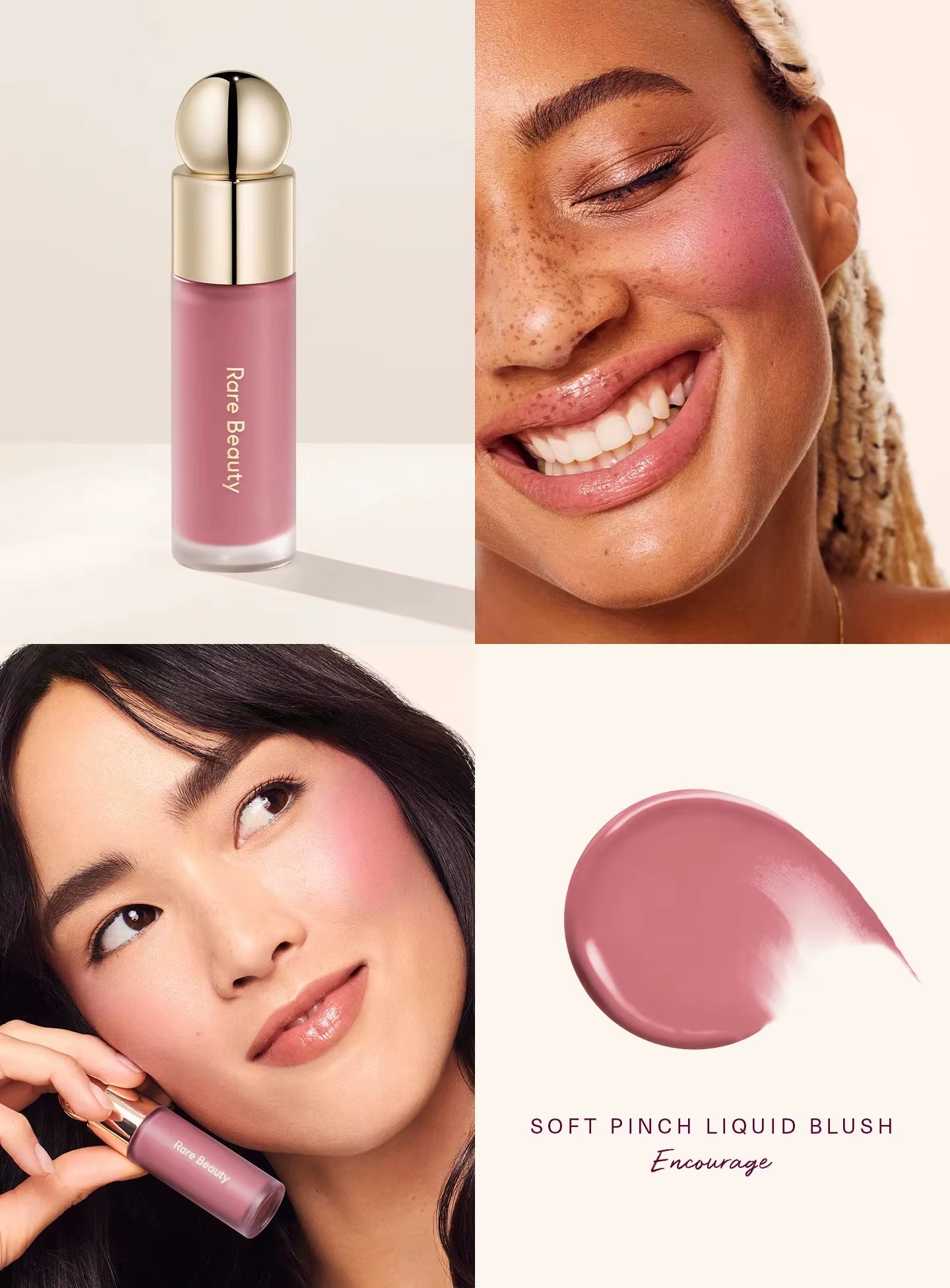 Soft Pinch Liquid Blush Silky and Glides on Smoothly Long Lasting Plump Makeup Hope Love Virtue Happy Wonder Worth