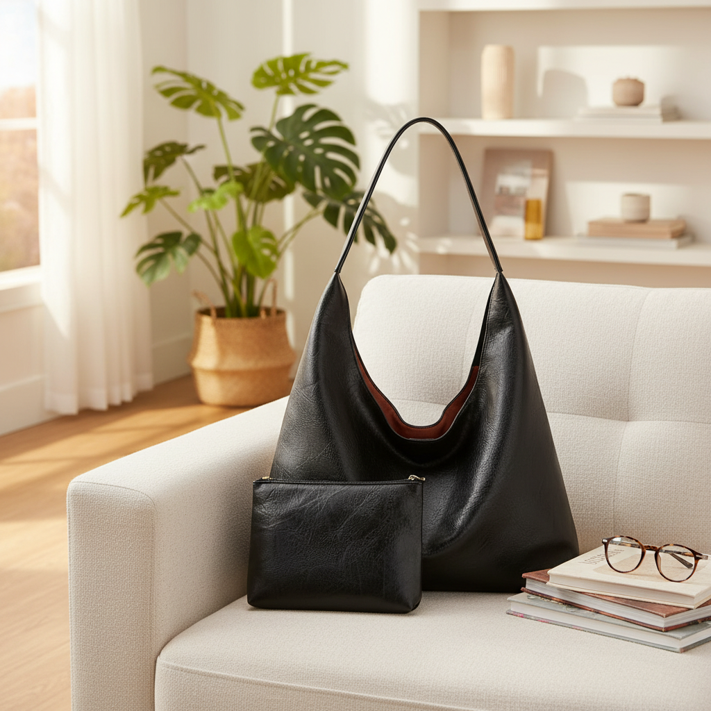 Tote Bag Rétro Grand Format Femme